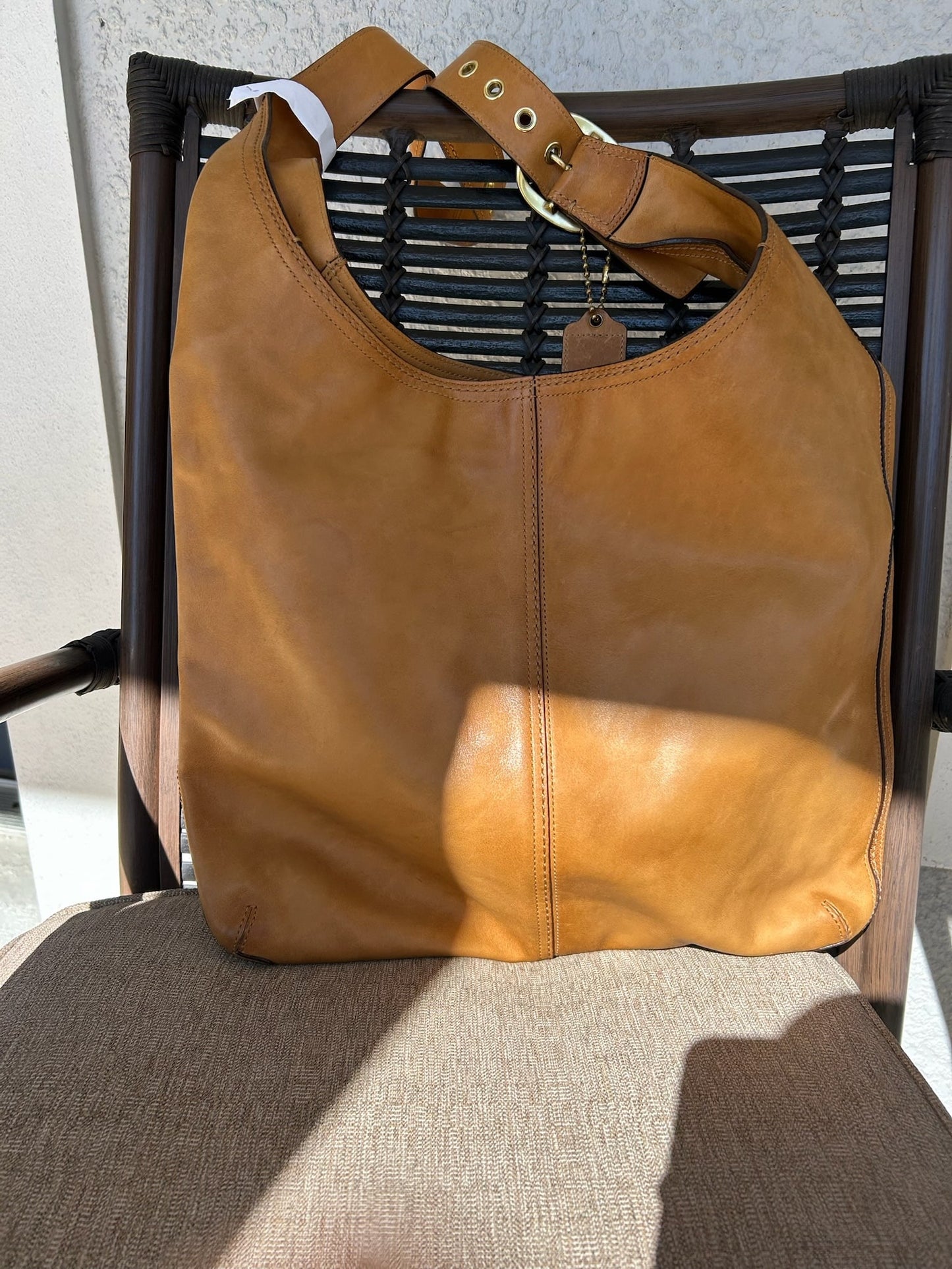 Coach Leather hobo Bag color (style 12399)