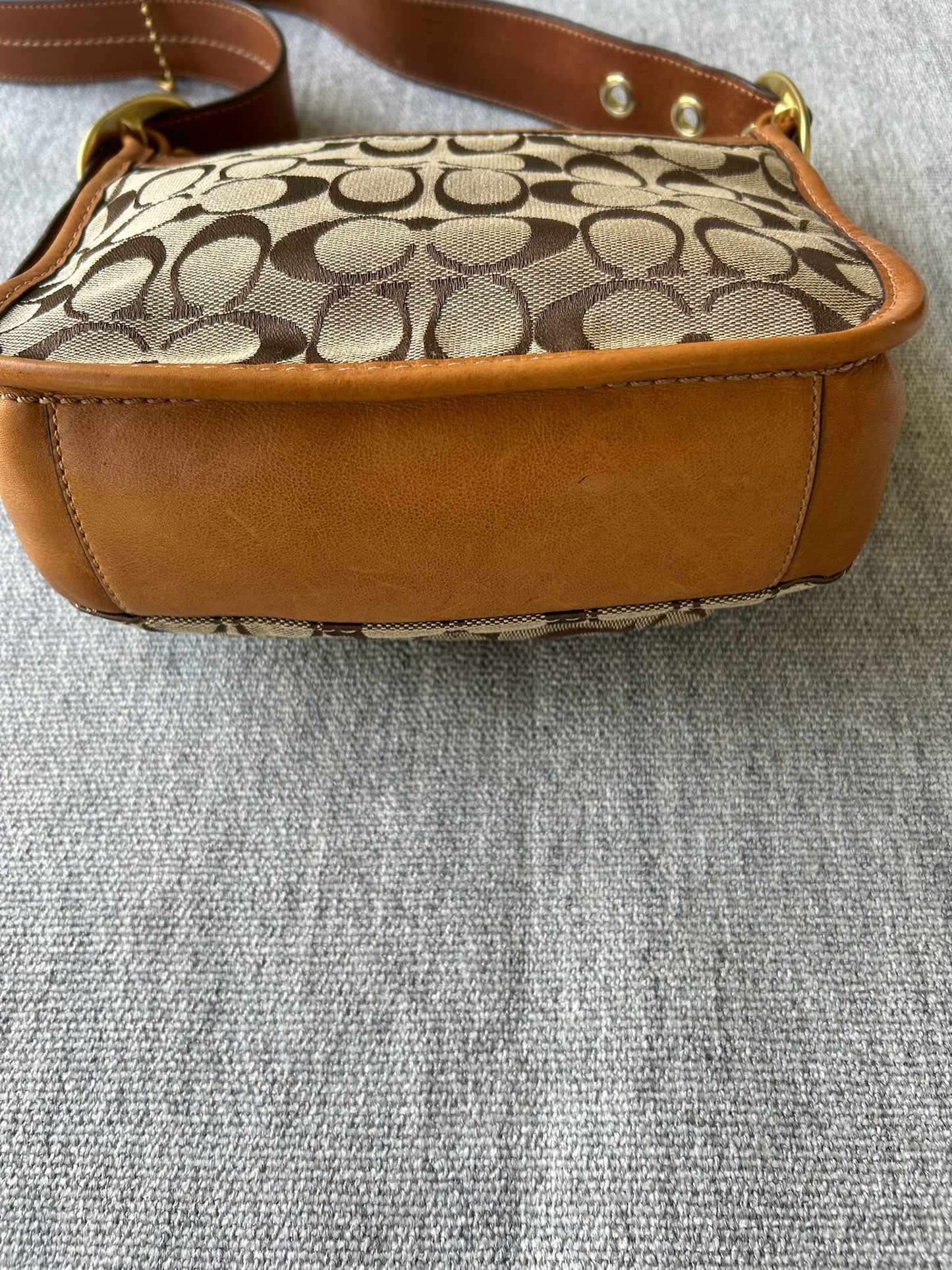 Coach 11433 Brown and Tan Crossbody Bag