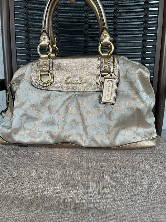 Coach Ashley Signature Sateen Large Satchel handbag (style F15440)
