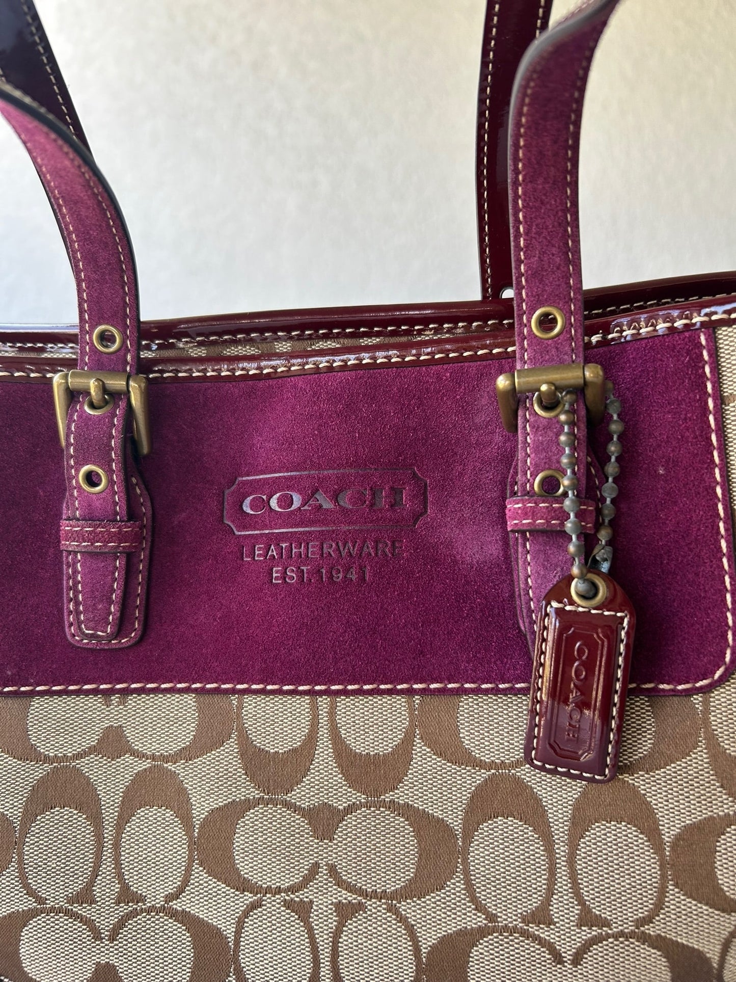 Coach Signature Collection Hamptons tote bag