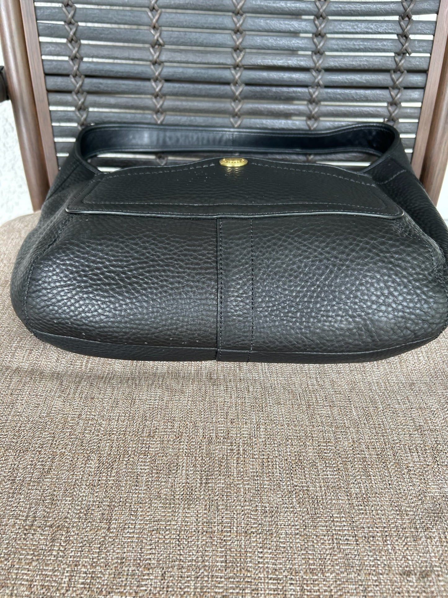 Coach Black Leather hobo bag