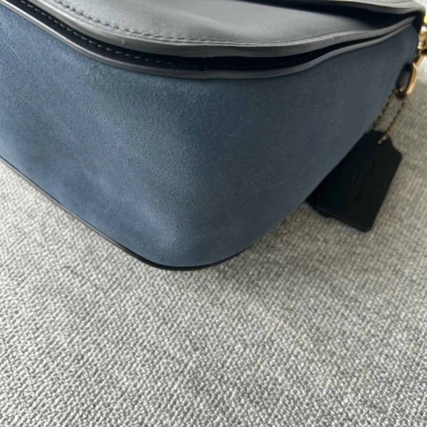 Coach Rodarte Black, Blue and Gray Crossbody Bag