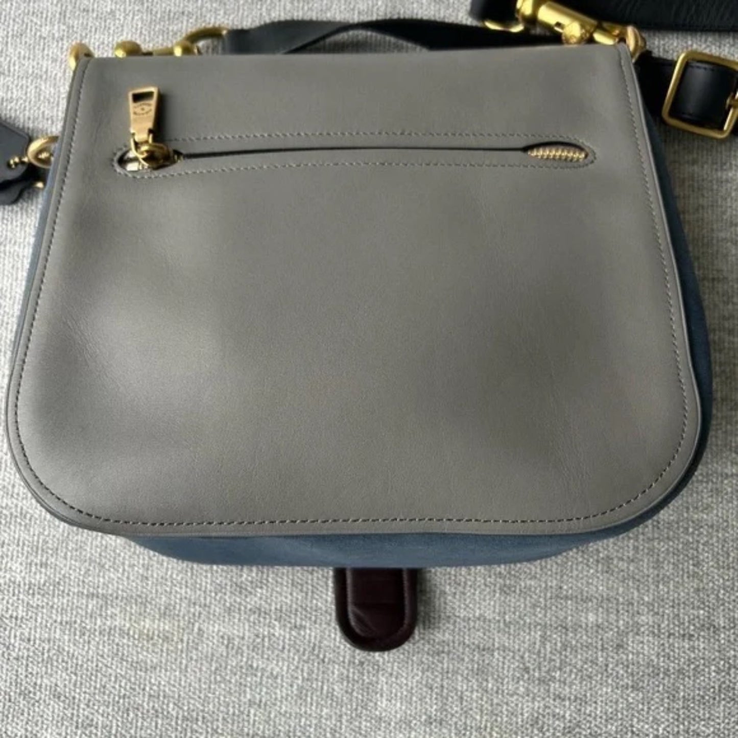Coach Rodarte Black, Blue and Gray Crossbody Bag