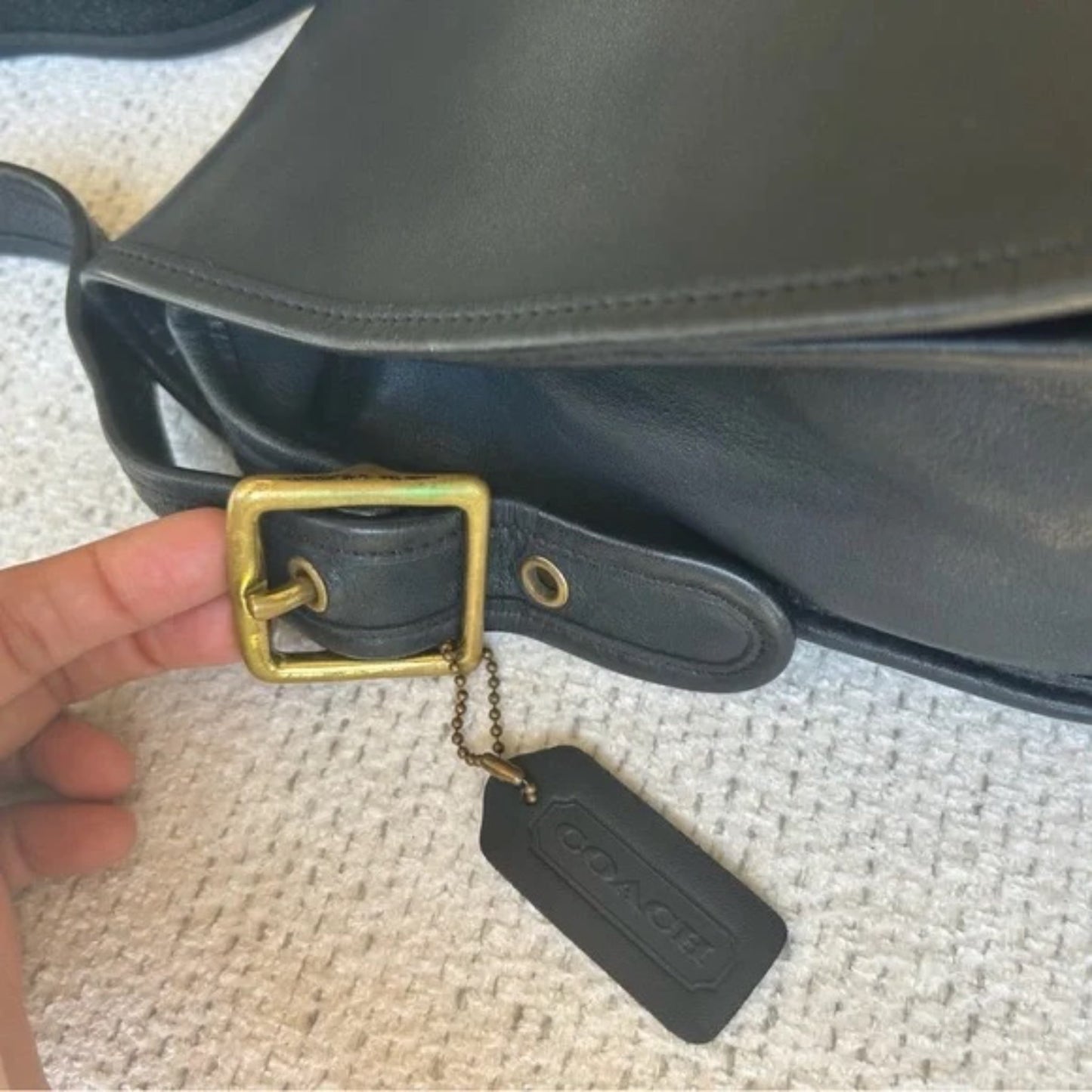 Coach Black stewardess Shoulder Bag