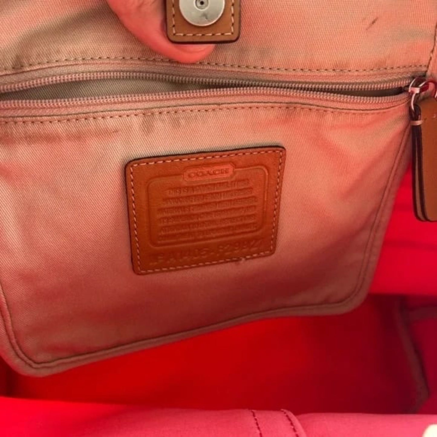 Coach Brown and Cream Women's Tote Bag