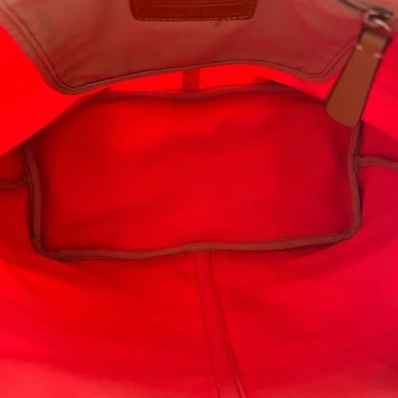 Coach Brown and Cream Women's Tote Bag