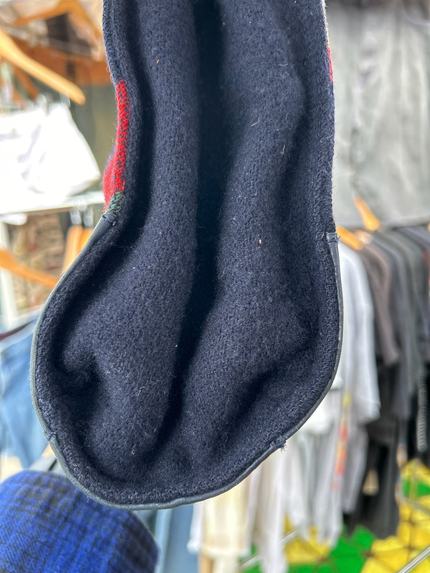 Vintage Tory Burch Ella tote bag wool striped