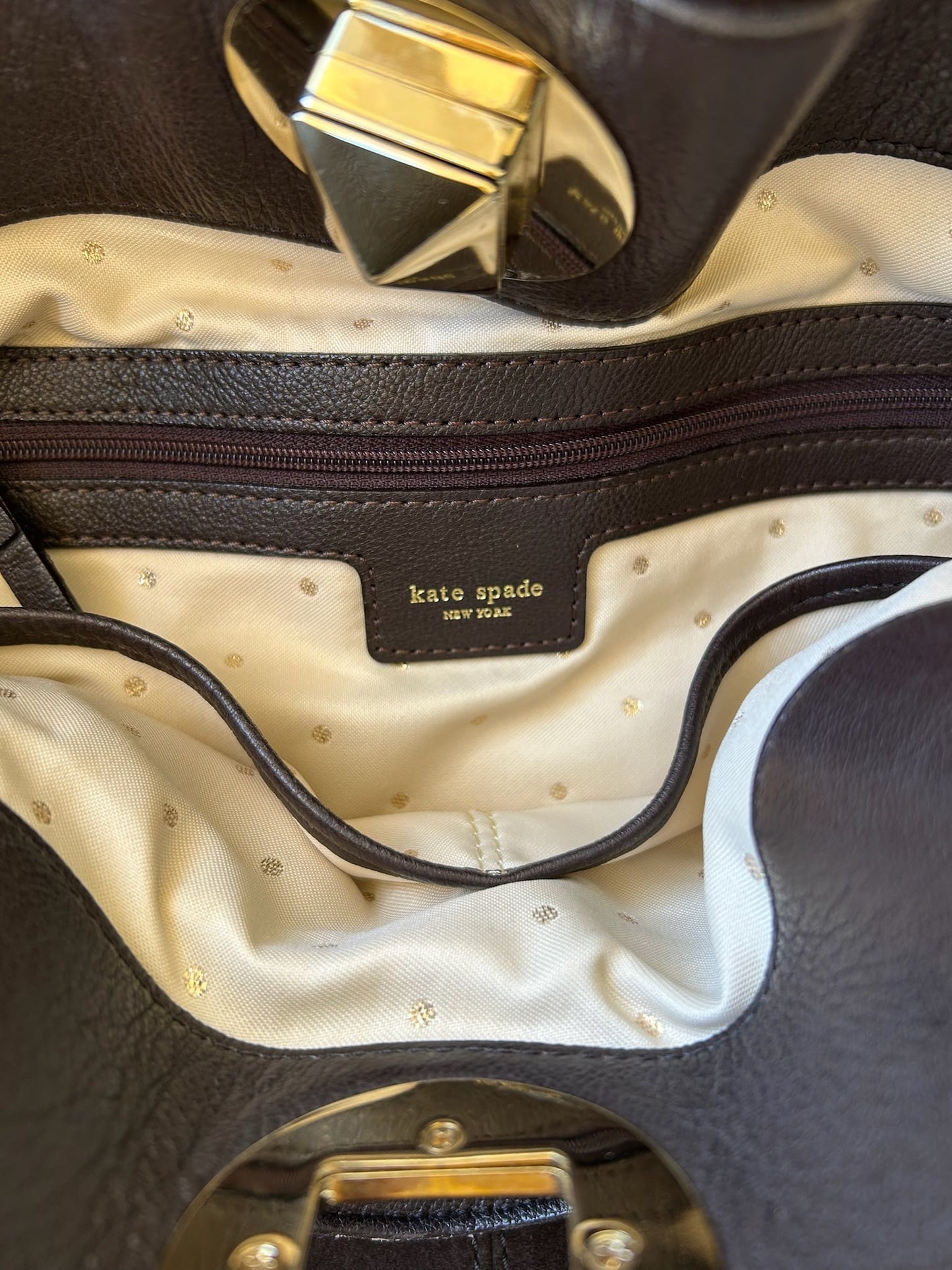 Kate spade Brown Suede Tote Bag