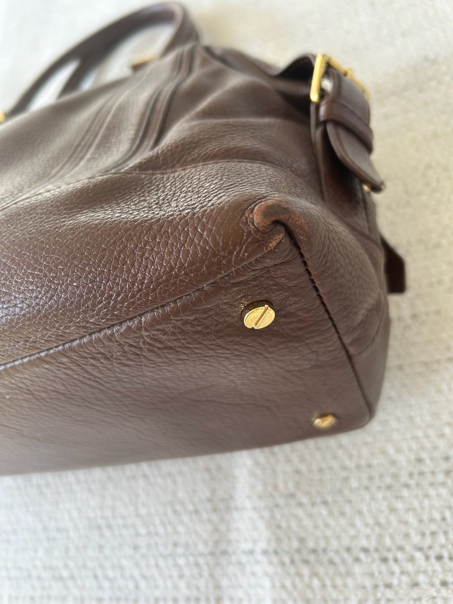 Tory Burch Brown Leather Handbag