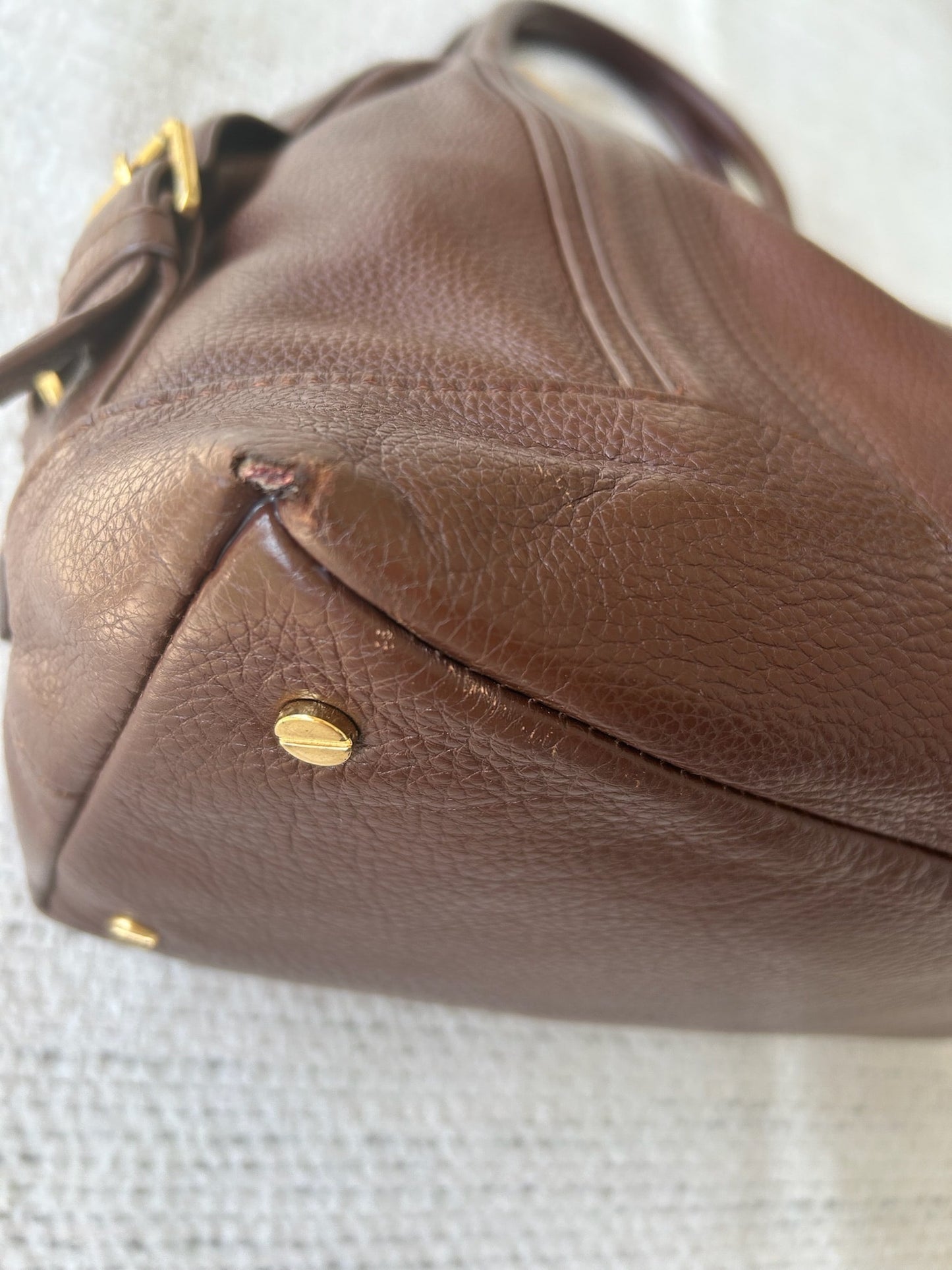 Tory Burch Brown Leather Handbag