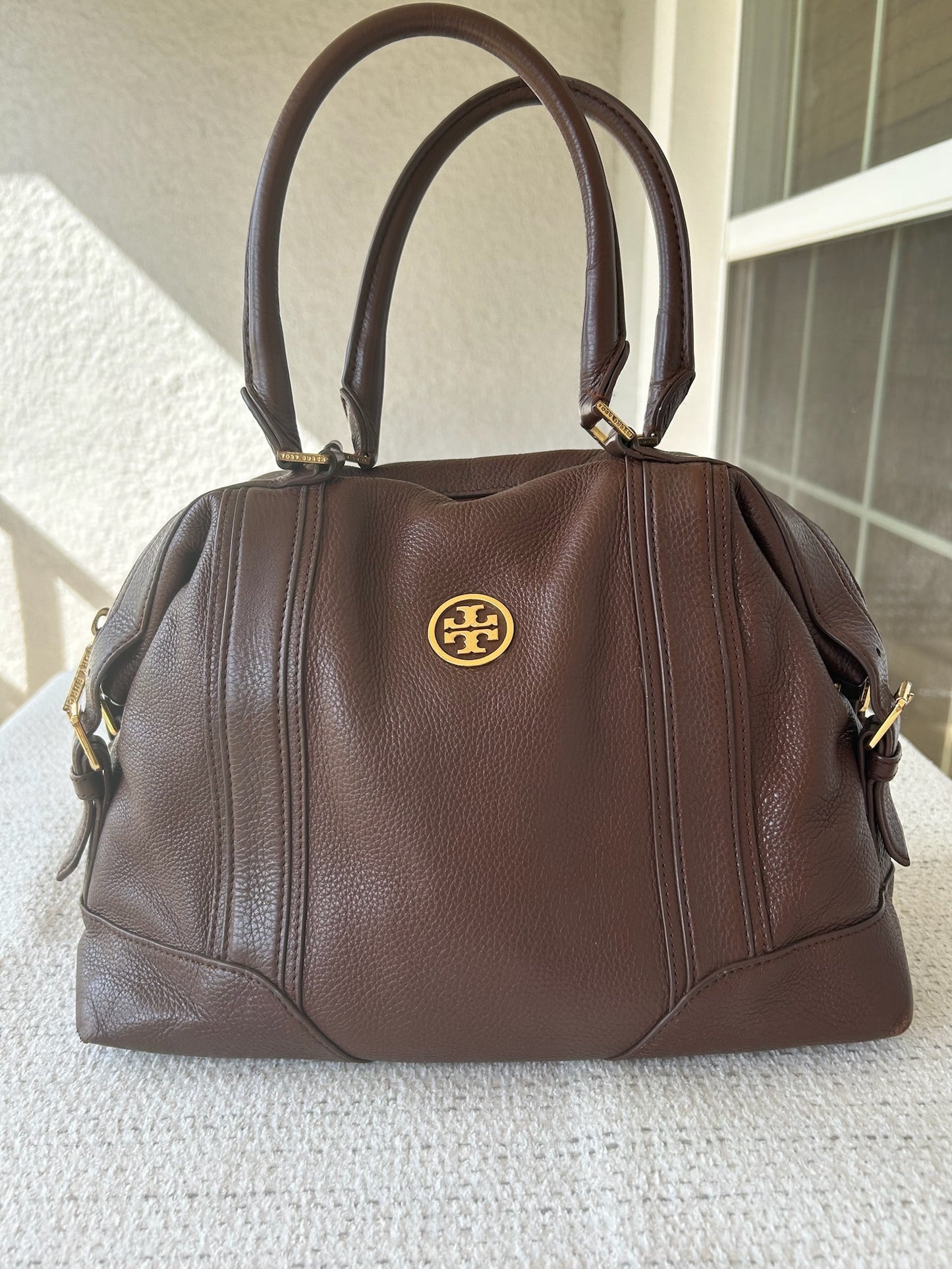 Tory Burch Brown Leather Handbag
