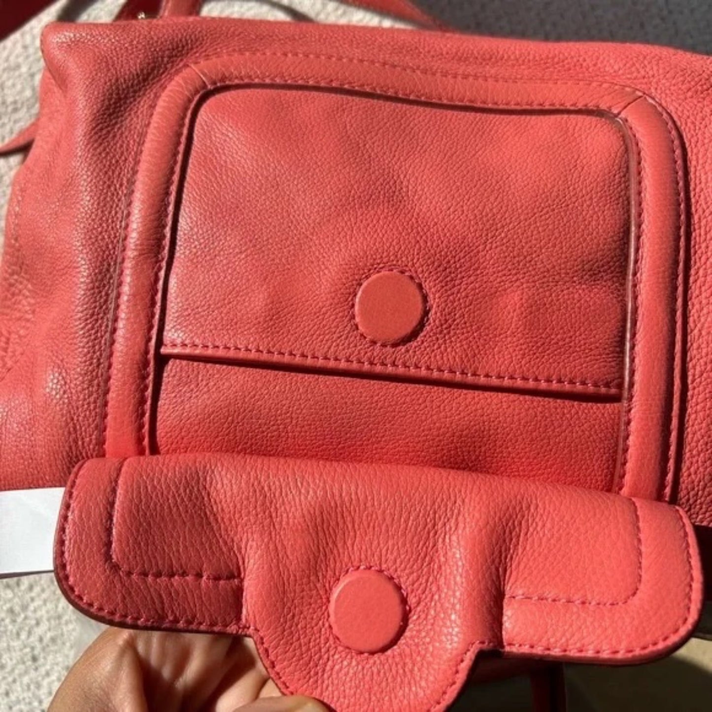 Tory Burch Amanda Coral Hand Bag