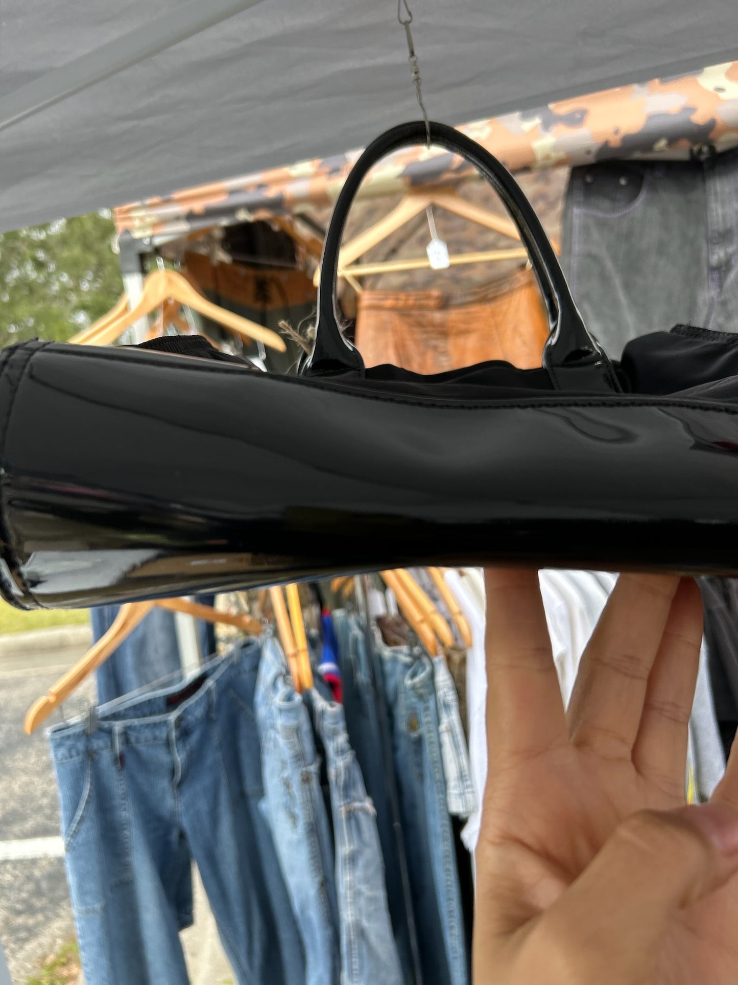 Vintage Ella tote small black bag