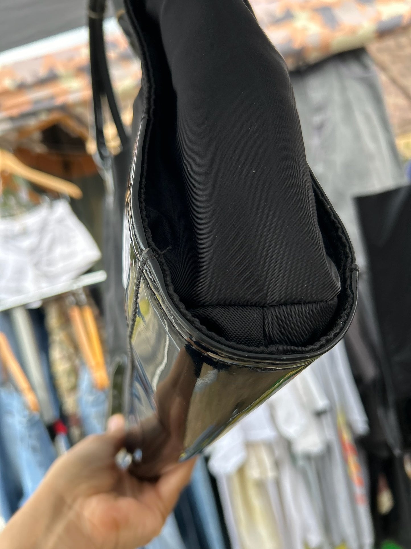 Vintage Ella tote small black bag