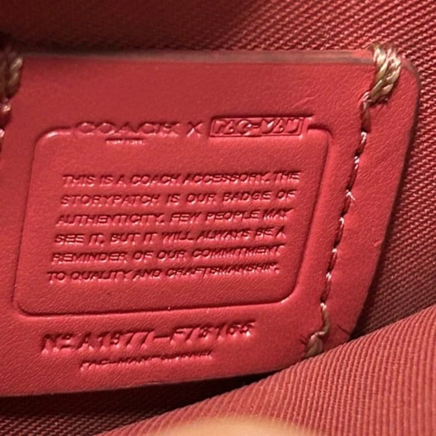 Coach Pacman Red Ghost Coin Purse