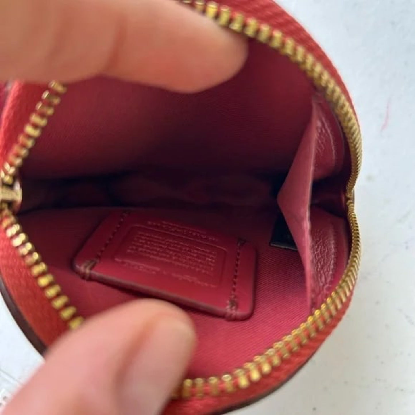 Coach Pacman Red Ghost Coin Purse