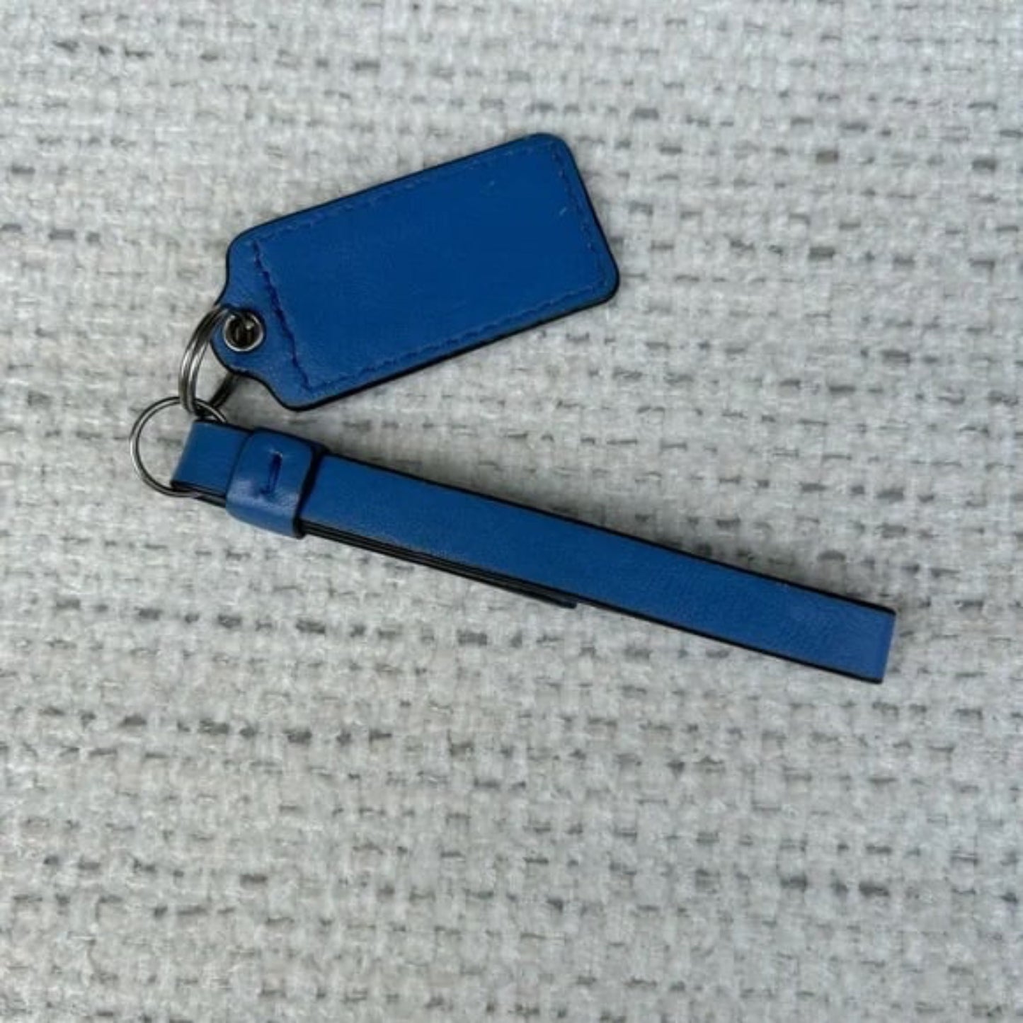 Coach Blue Leather tag