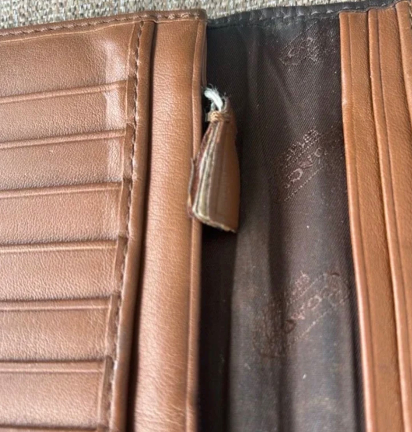 Coach mens slim long wallet