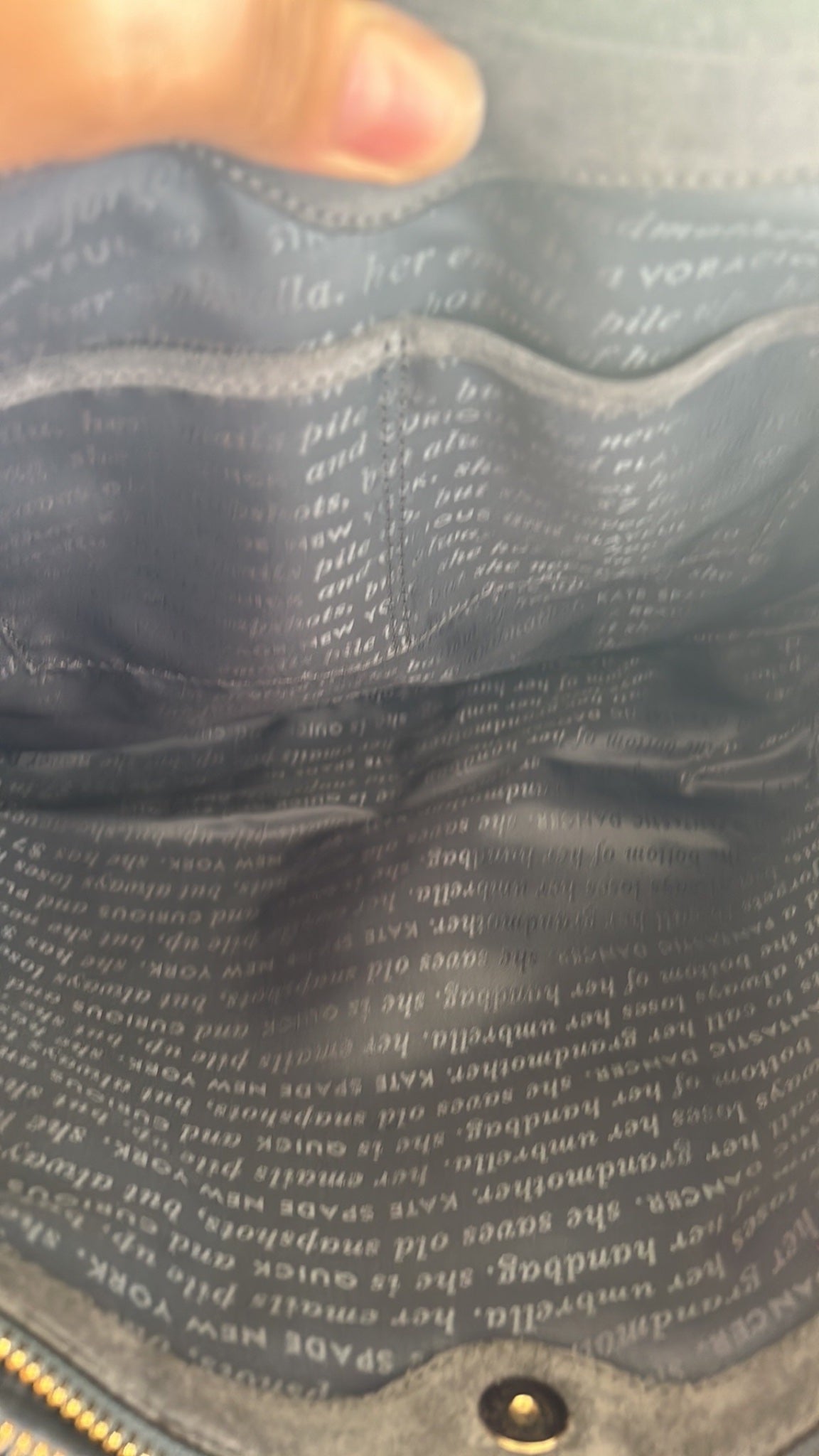 Kate Spade suede bag