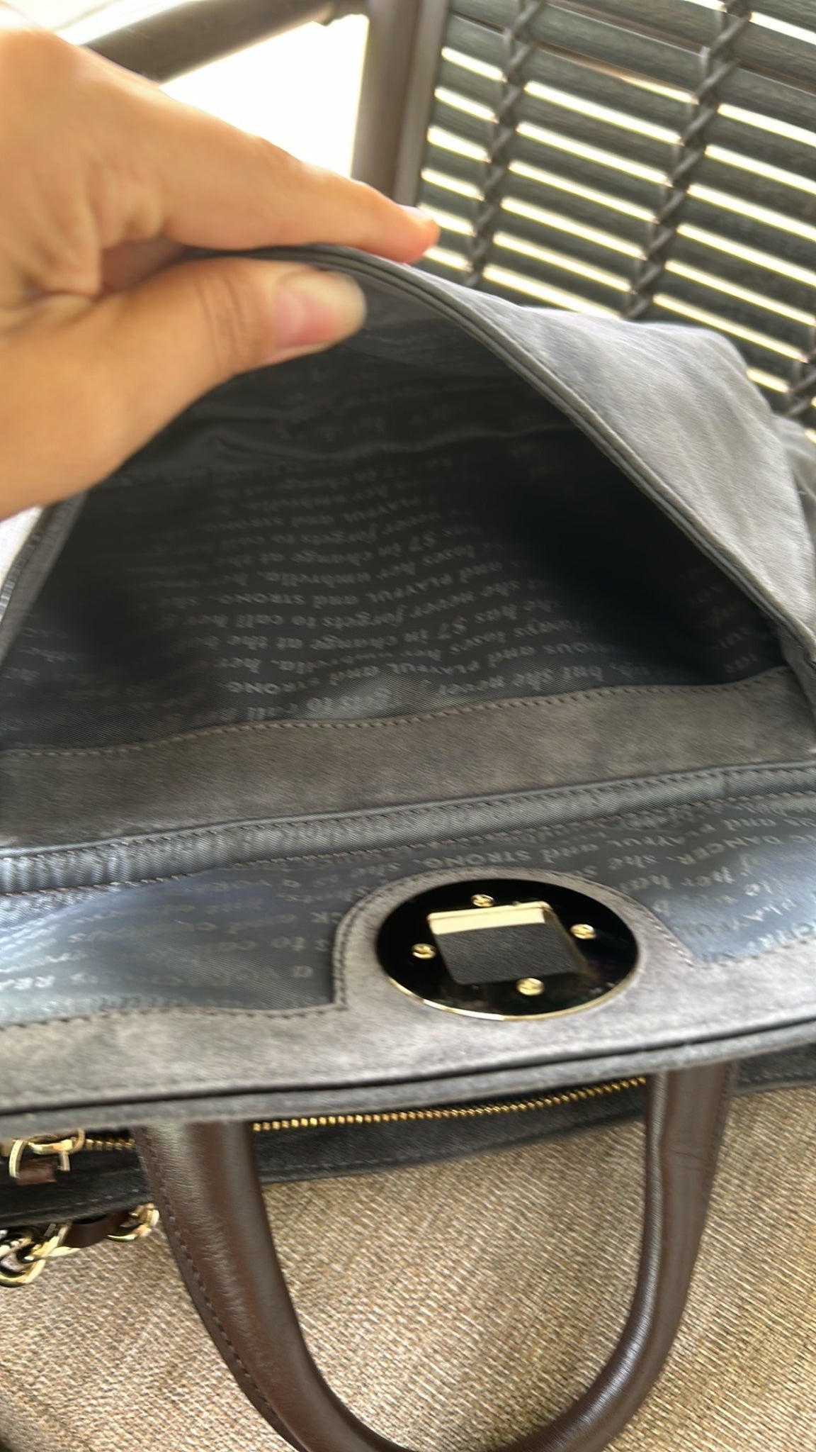 Kate Spade suede bag