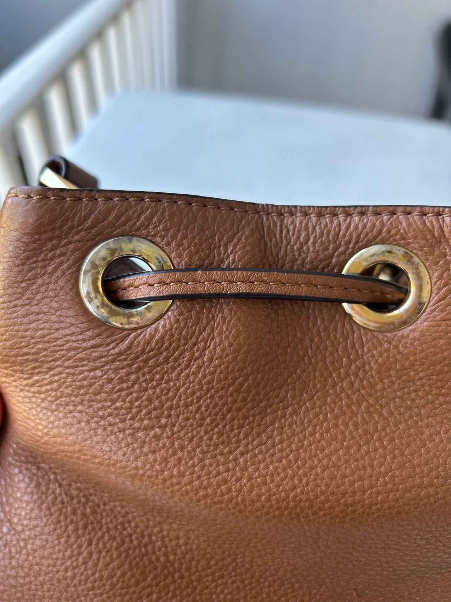 Michael Kors bucket bag brown