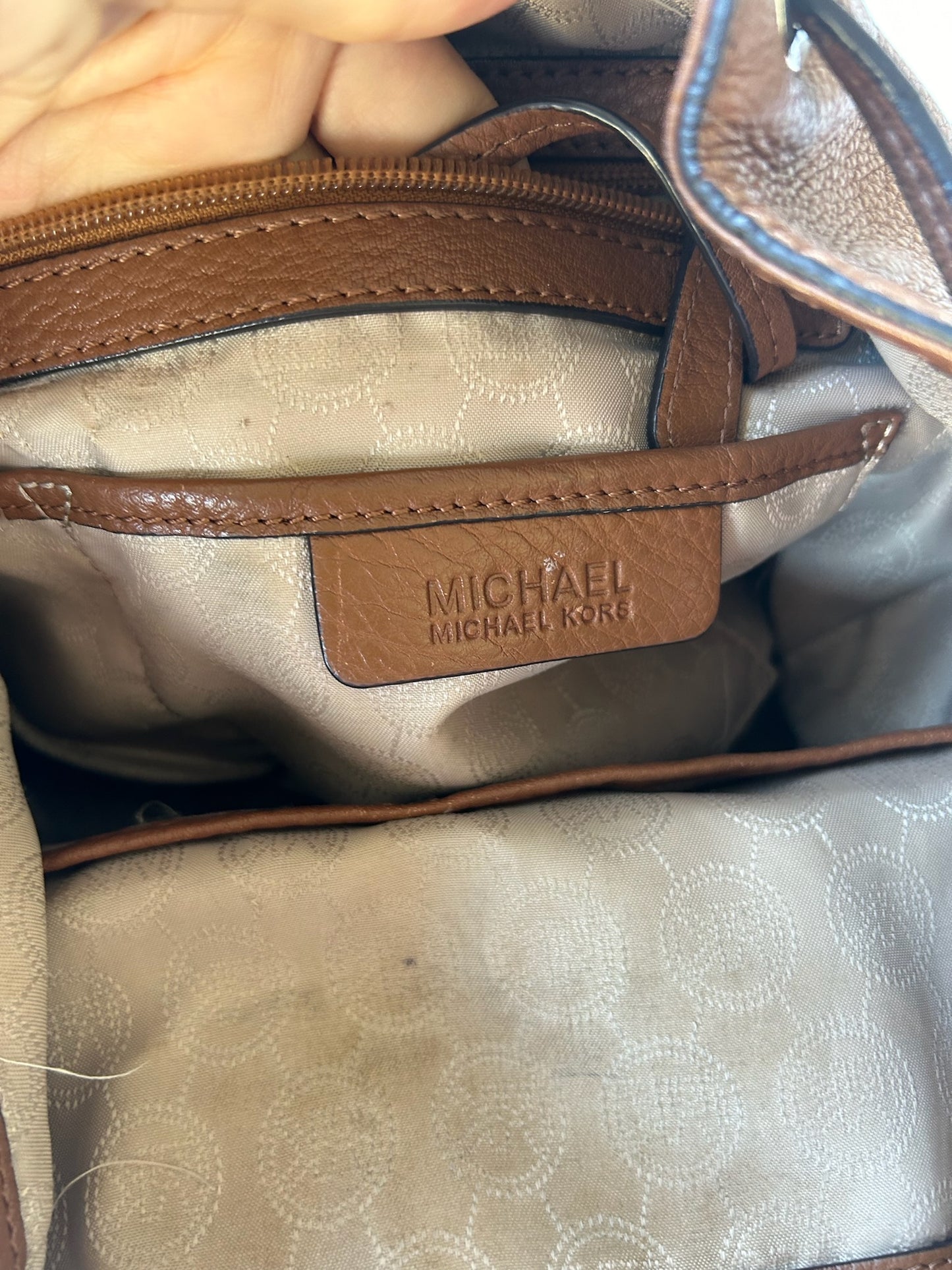 Michael Kors bucket bag brown