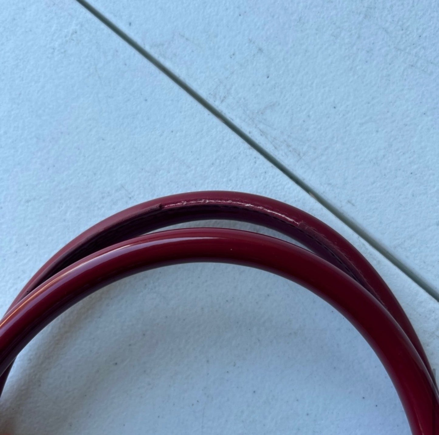 Tory Burch Dark red Patent and Soft Leather Ella Tote