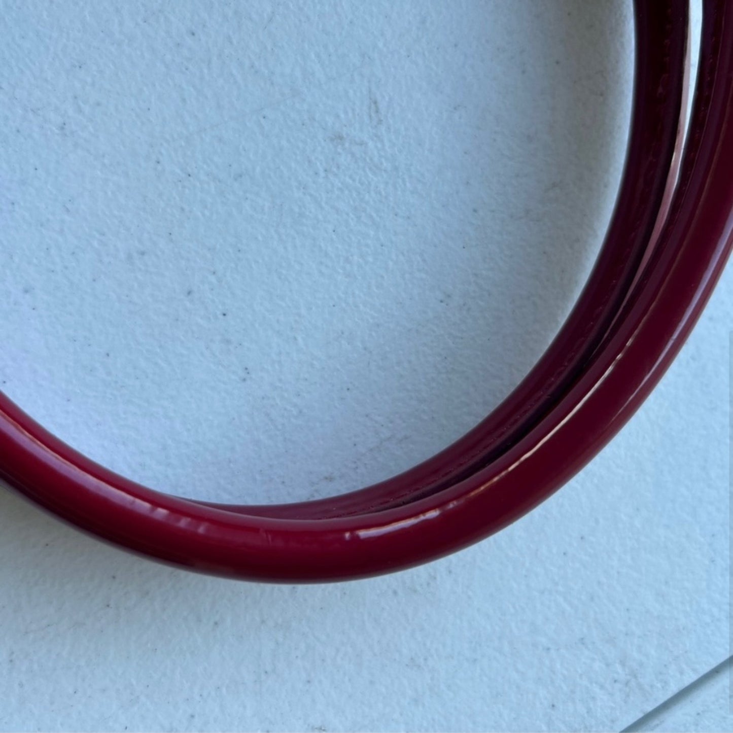 Tory Burch Dark red Patent and Soft Leather Ella Tote