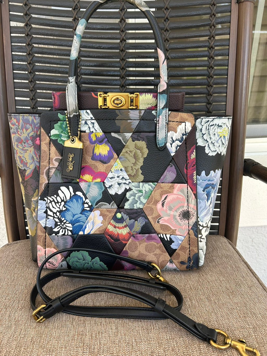 Coach vintage bag Flower Design