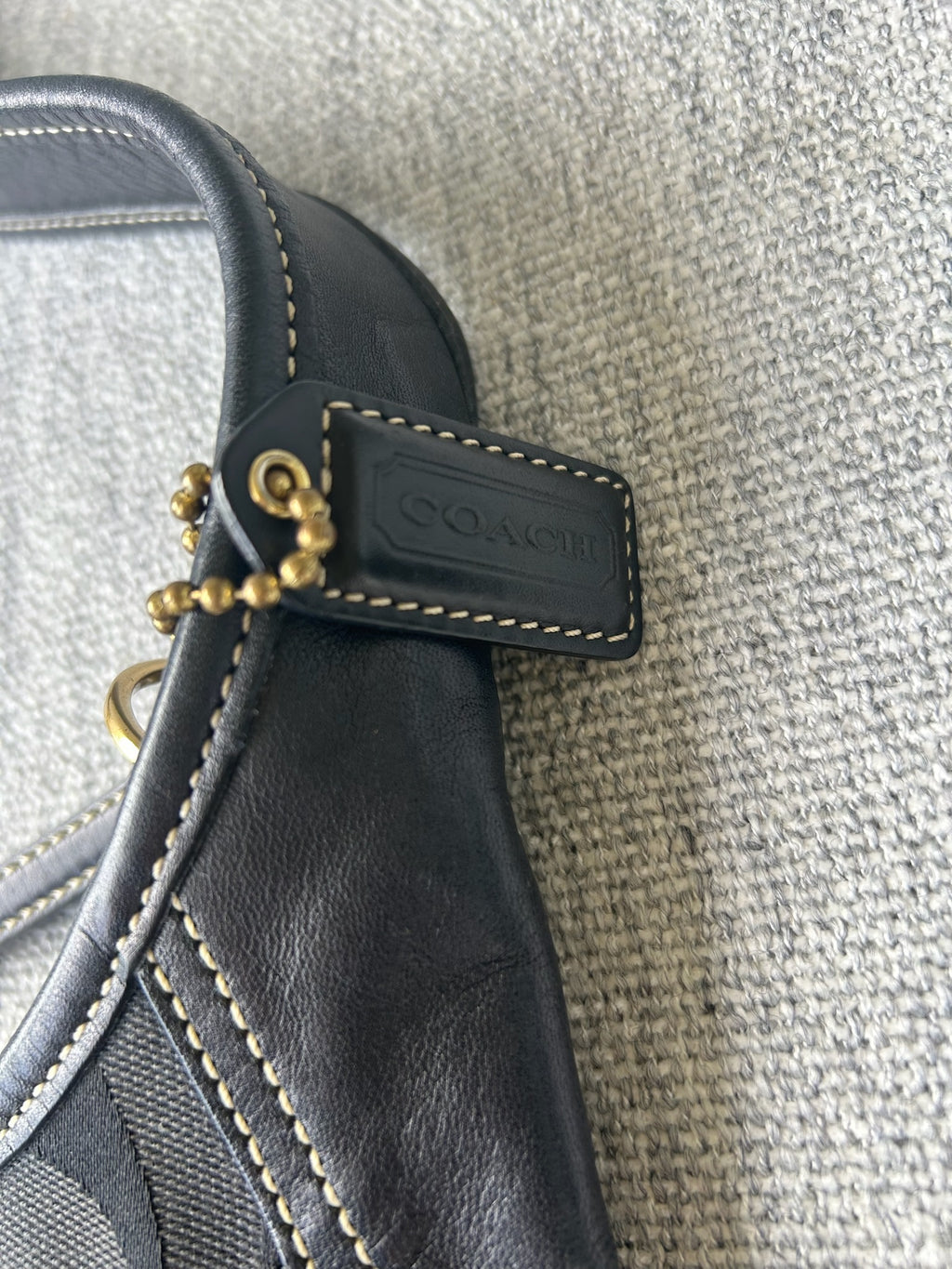 Vintage Coach 10768 ergo black bag