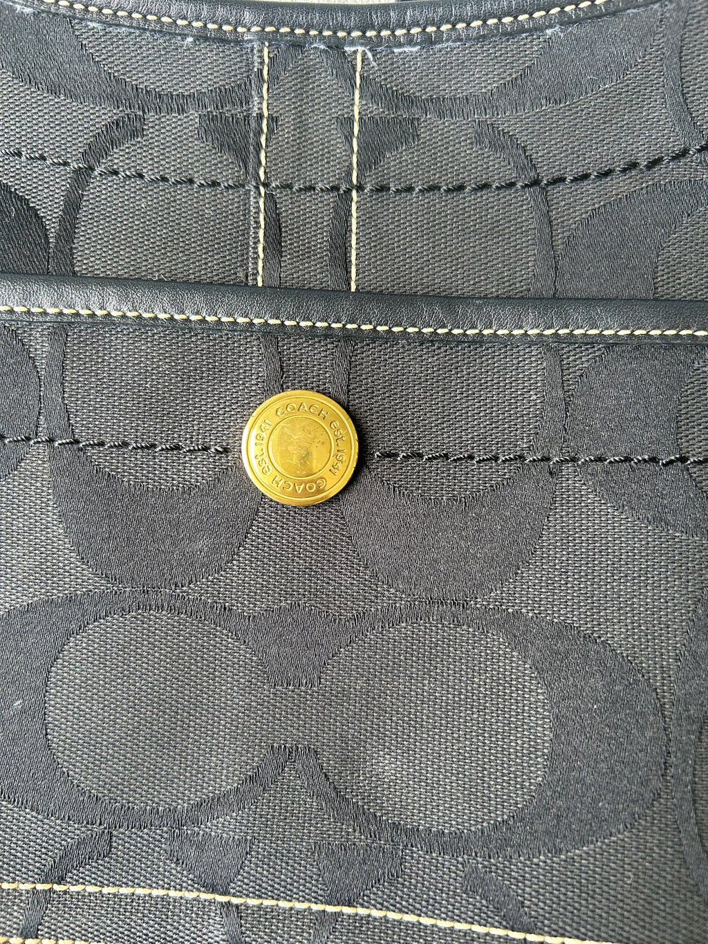 Vintage Coach 10768 ergo black bag