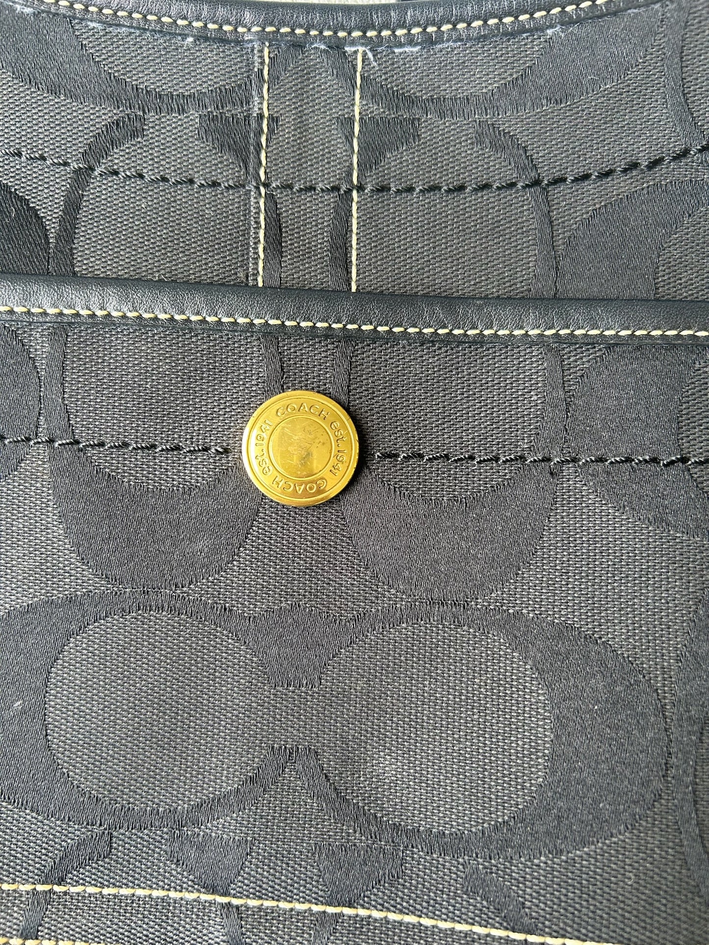 Vintage Coach 10768 ergo black bag