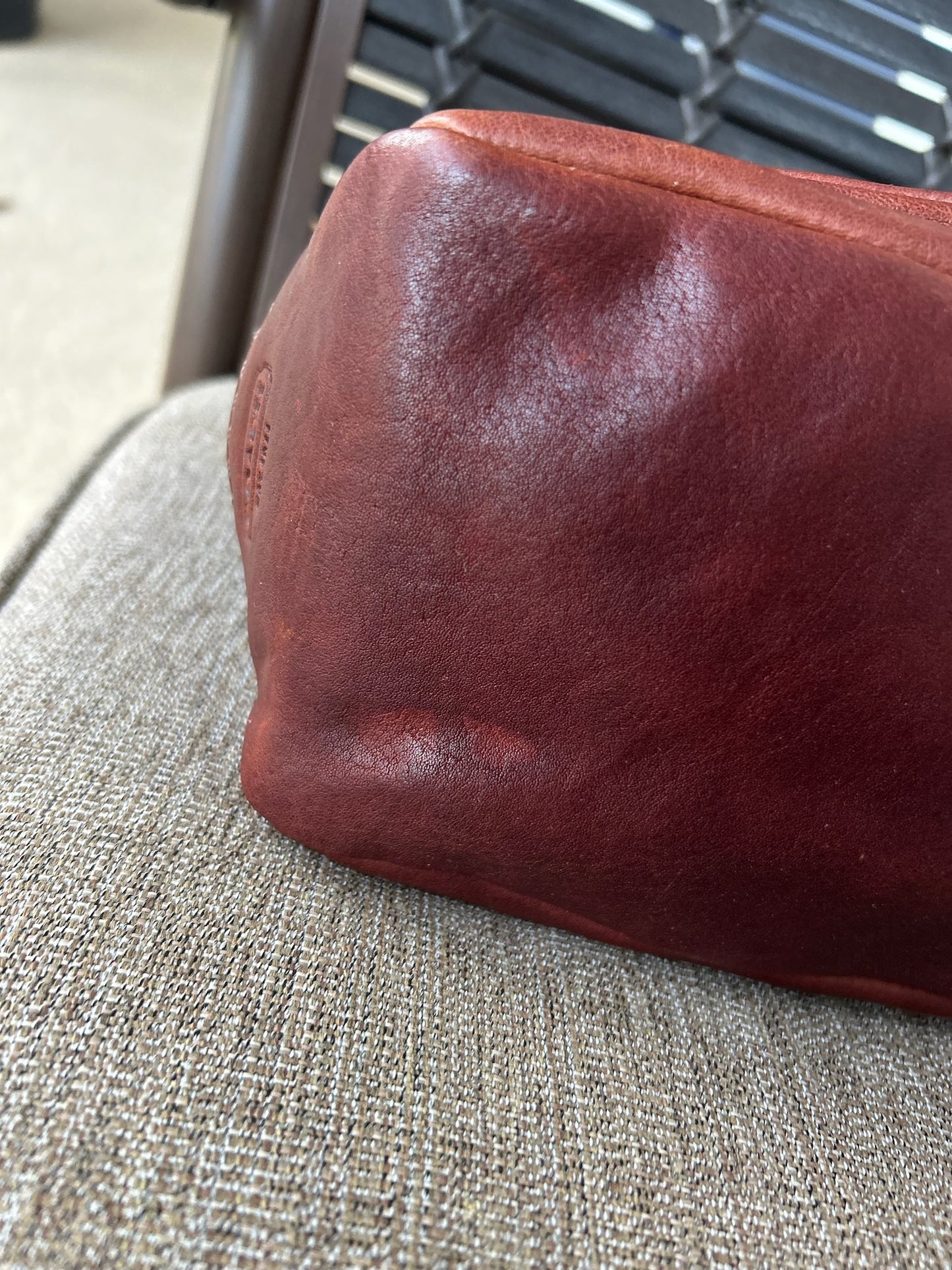 Vintage Coach 11128 Whiskey Leather Legacy Leigh Brass Chain Shoulder Bag