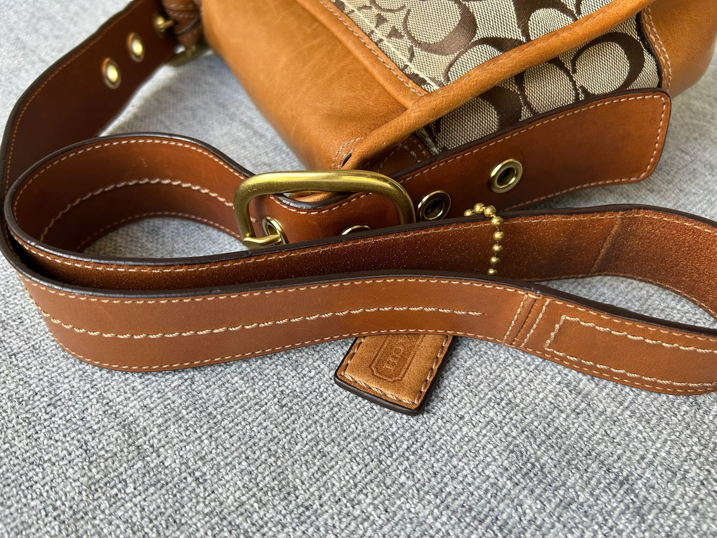 Coach 11433 Brown and Tan Crossbody Bag