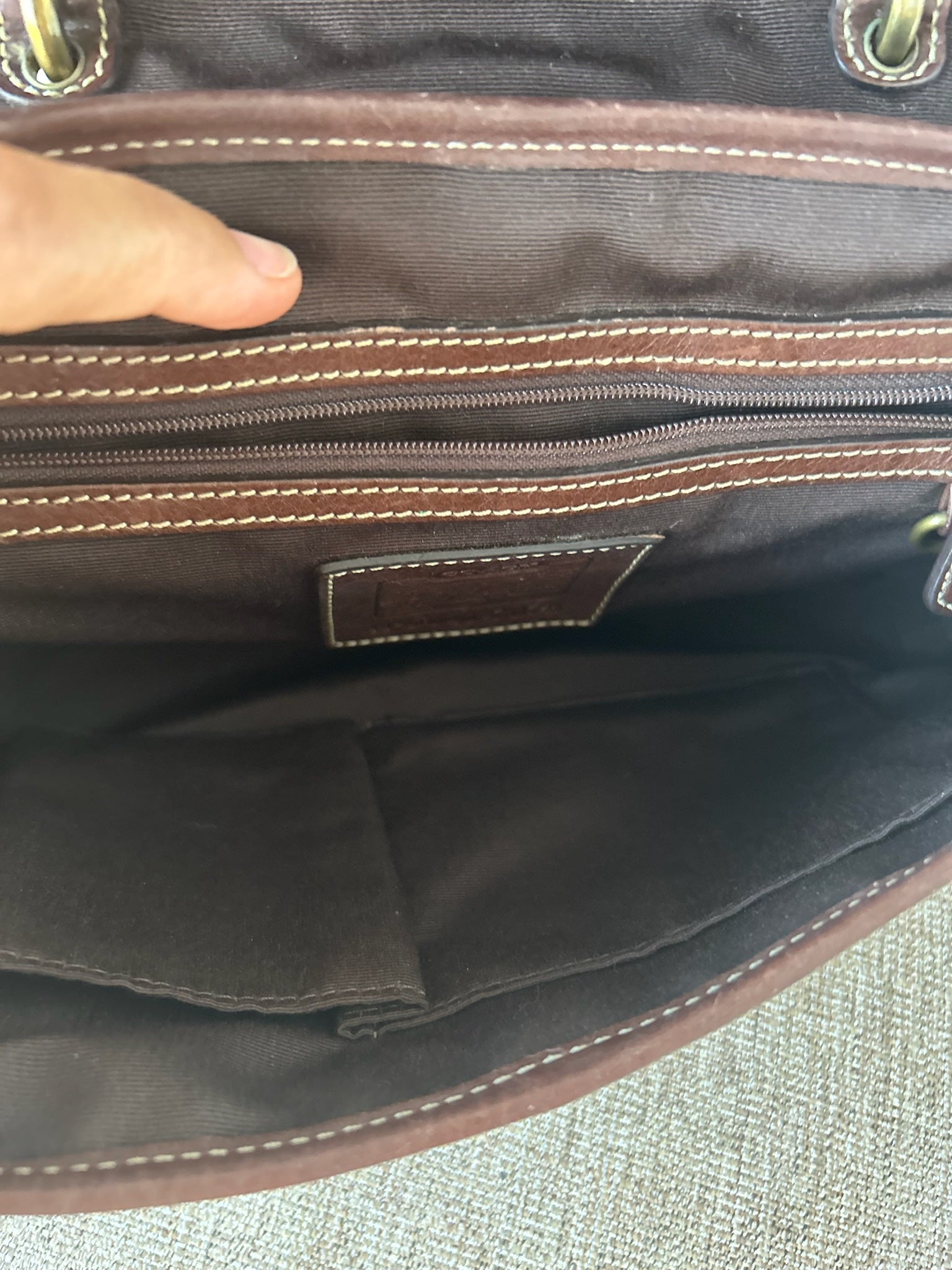 Vintage brown Coach 7074 soho Handbag