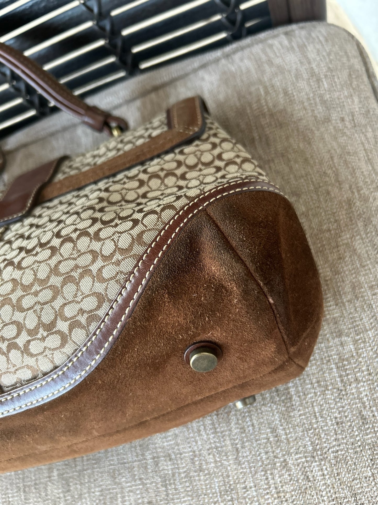 Vintage brown Coach 7074 soho Handbag