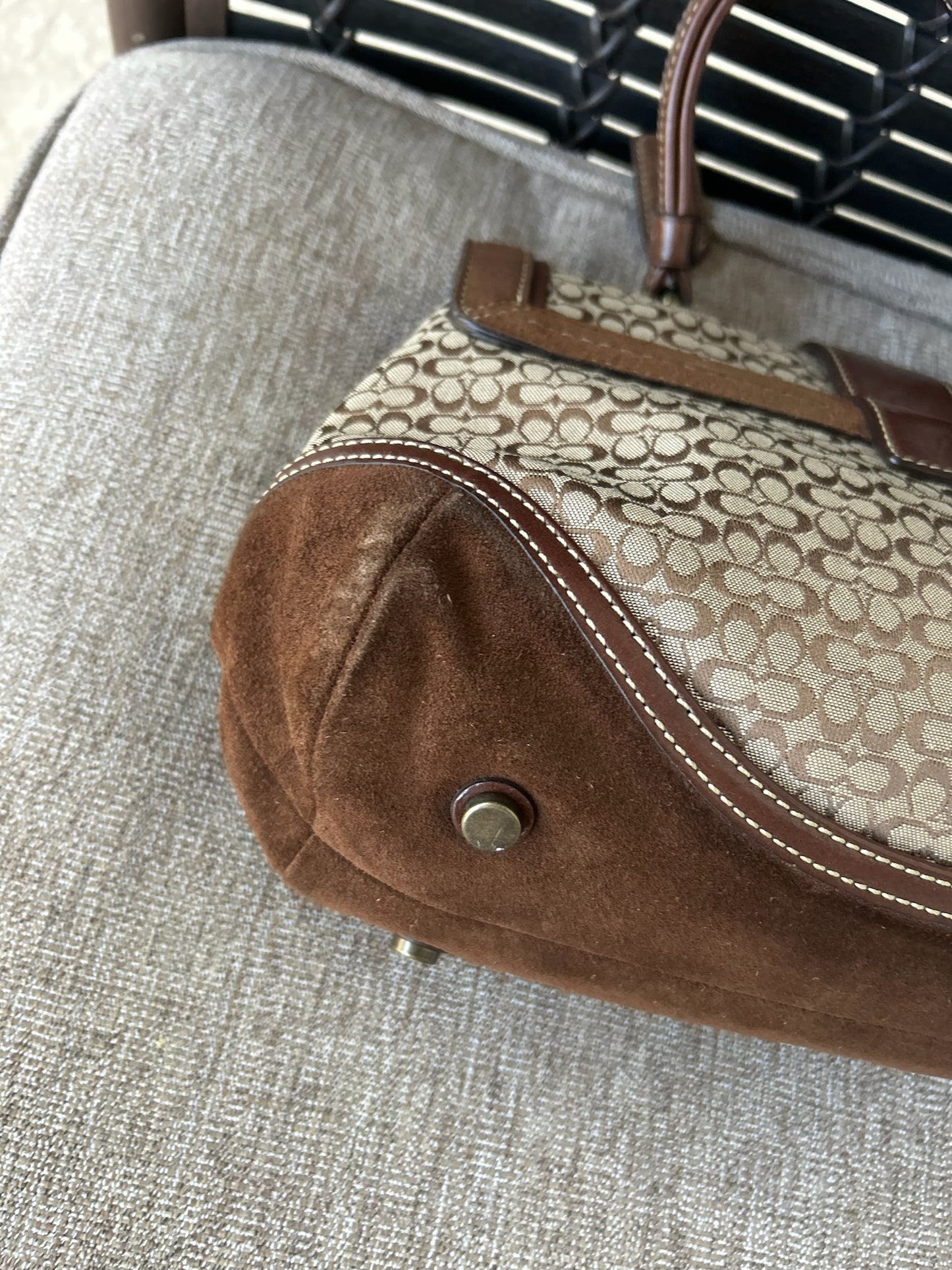 Vintage brown Coach 7074 soho Handbag