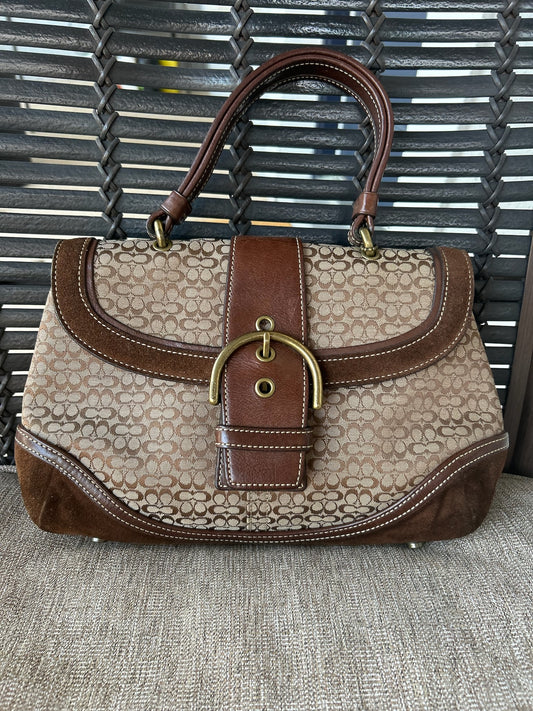 Vintage brown Coach 7074 soho Handbag