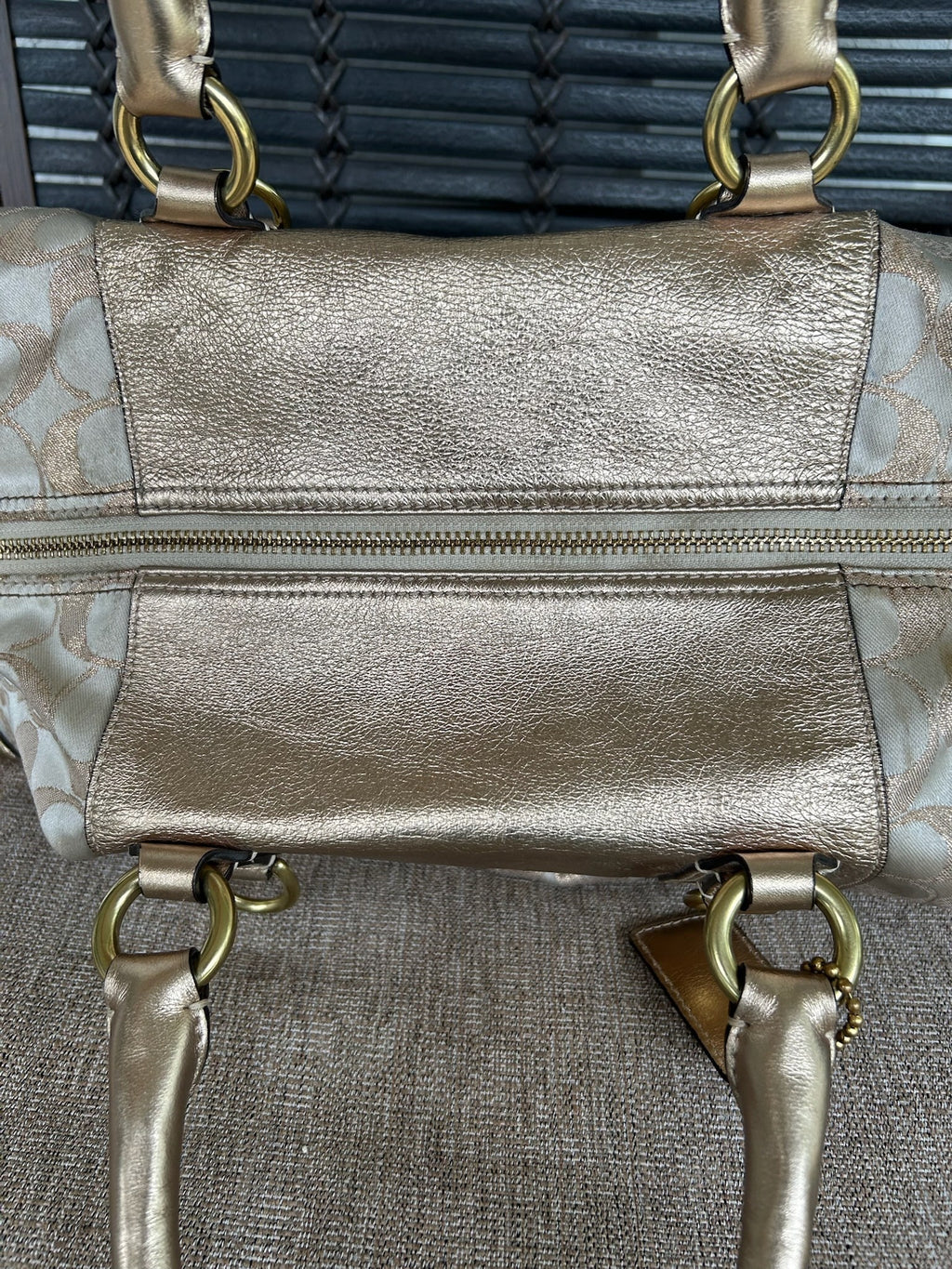 Coach Ashley Signature Sateen Large Satchel handbag (style F15440)
