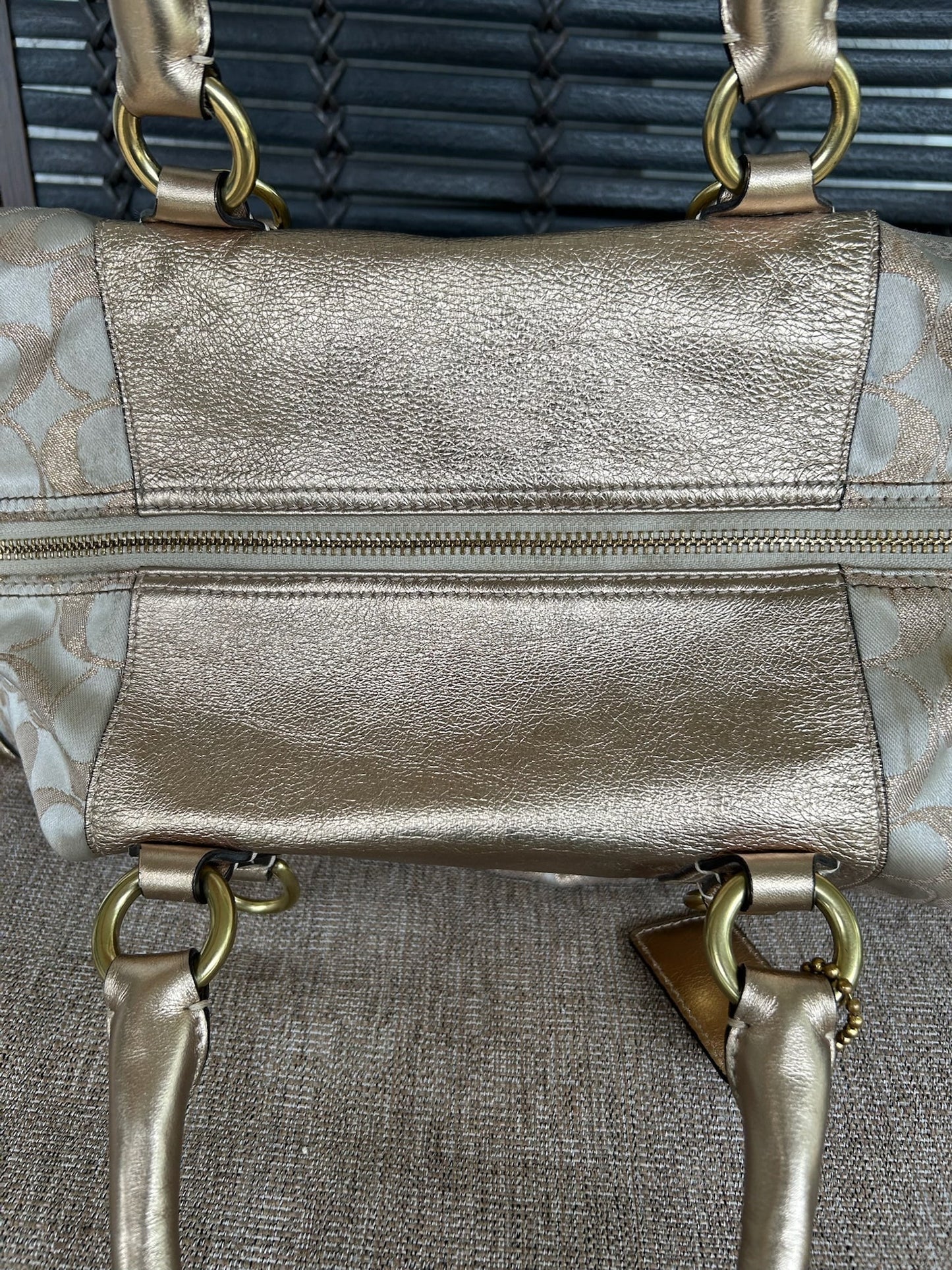 Coach Ashley Signature Sateen Large Satchel handbag (style F15440)
