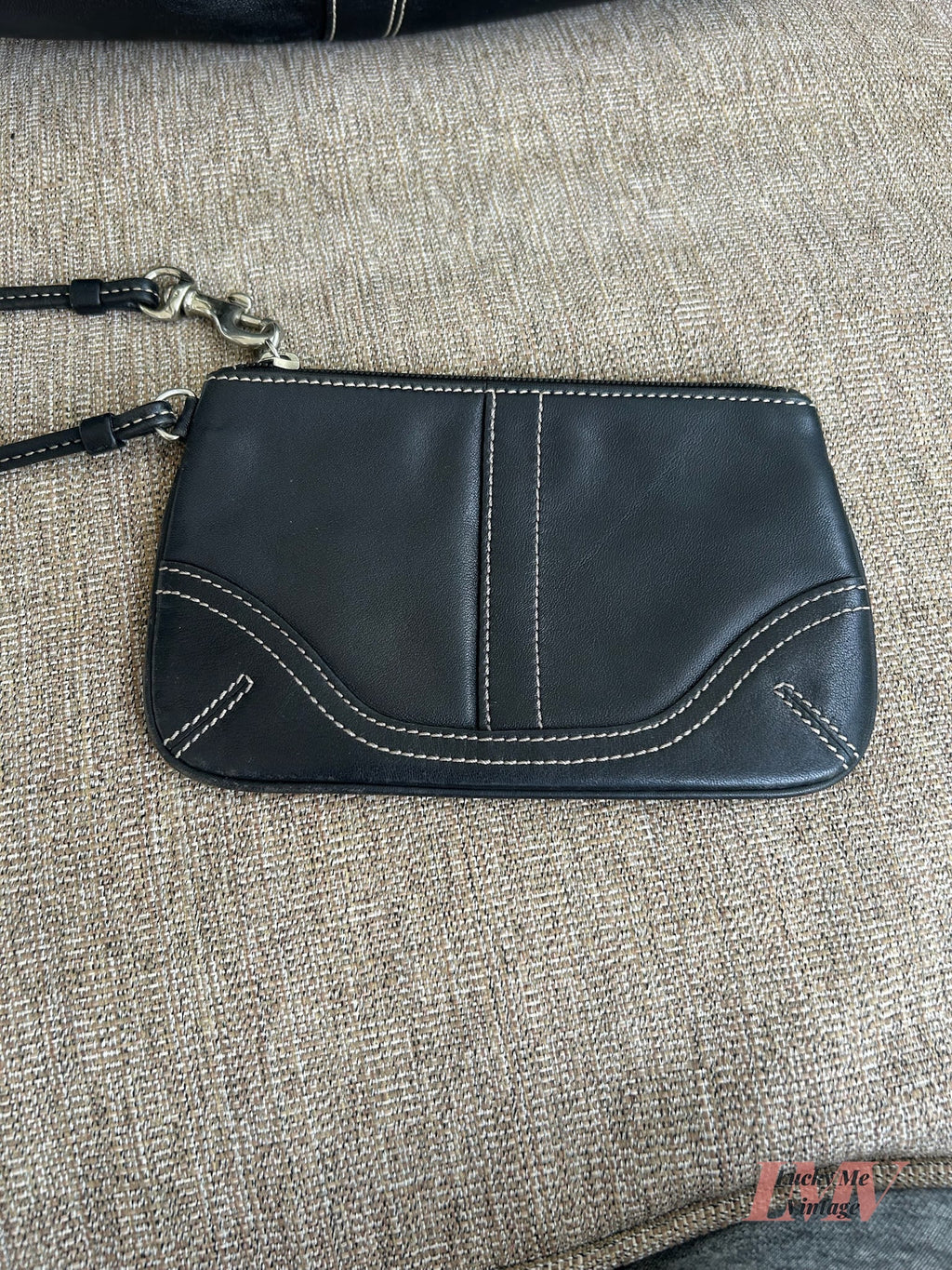 Vintage Coach black Soho Pocket Tote w/ Wristlet