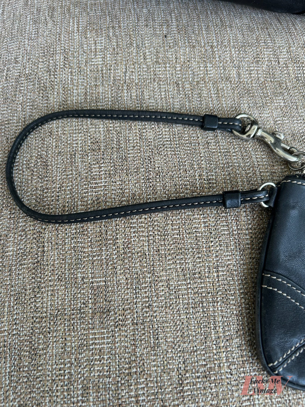 Vintage Coach black Soho Pocket Tote w/ Wristlet