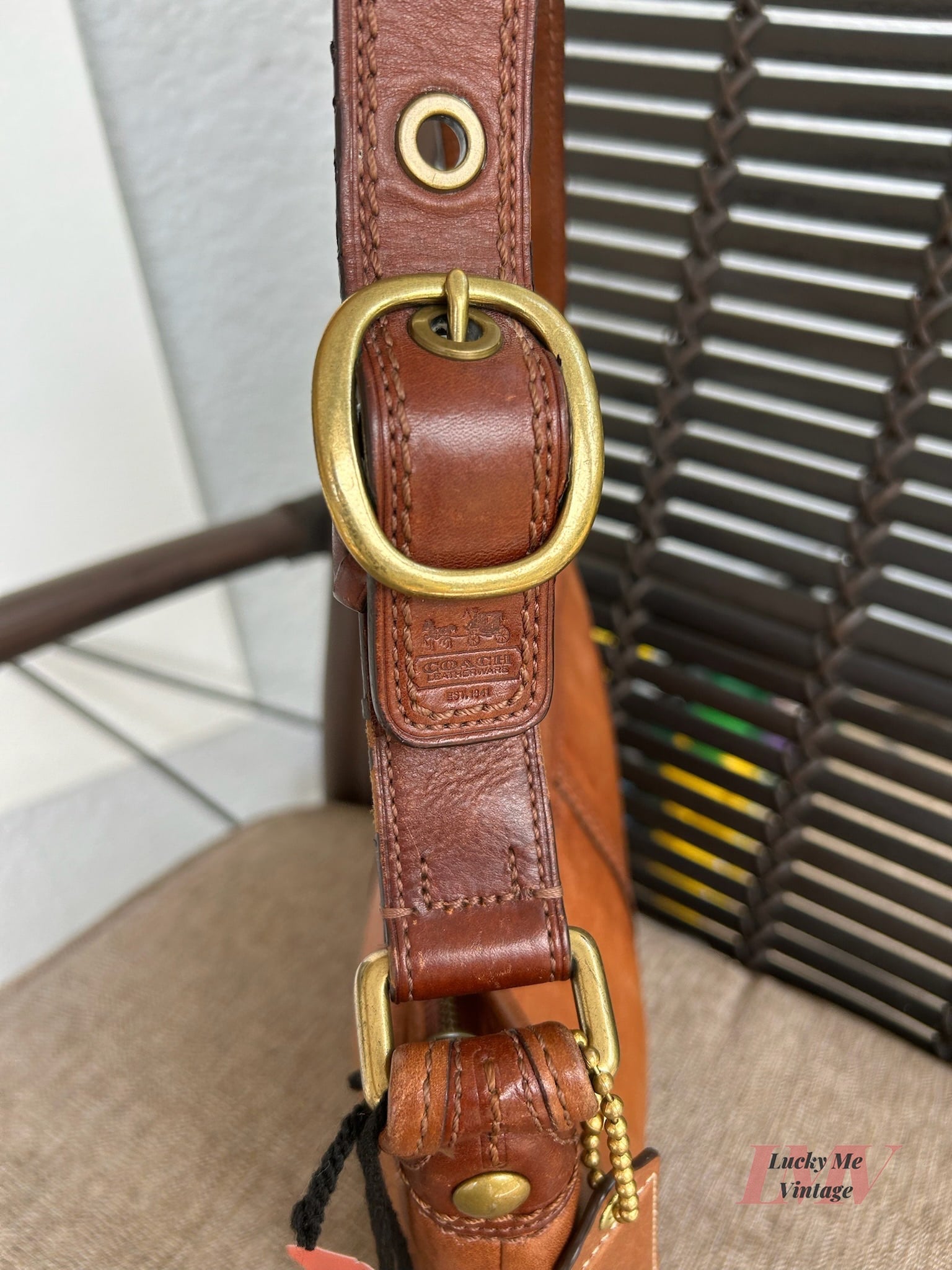 Vintage Coach brown Bleecker Shoulder bag