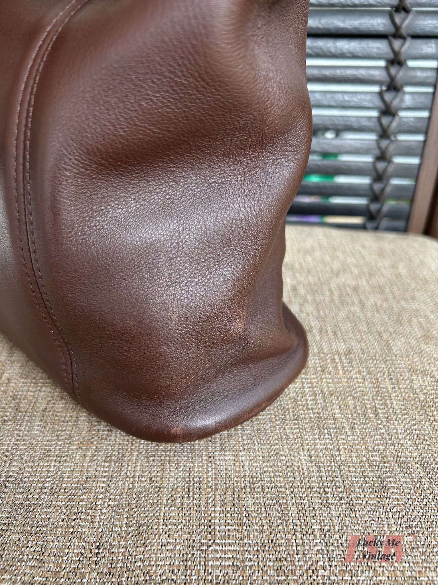 Vintage Coach brown Erickson Bucket Bag