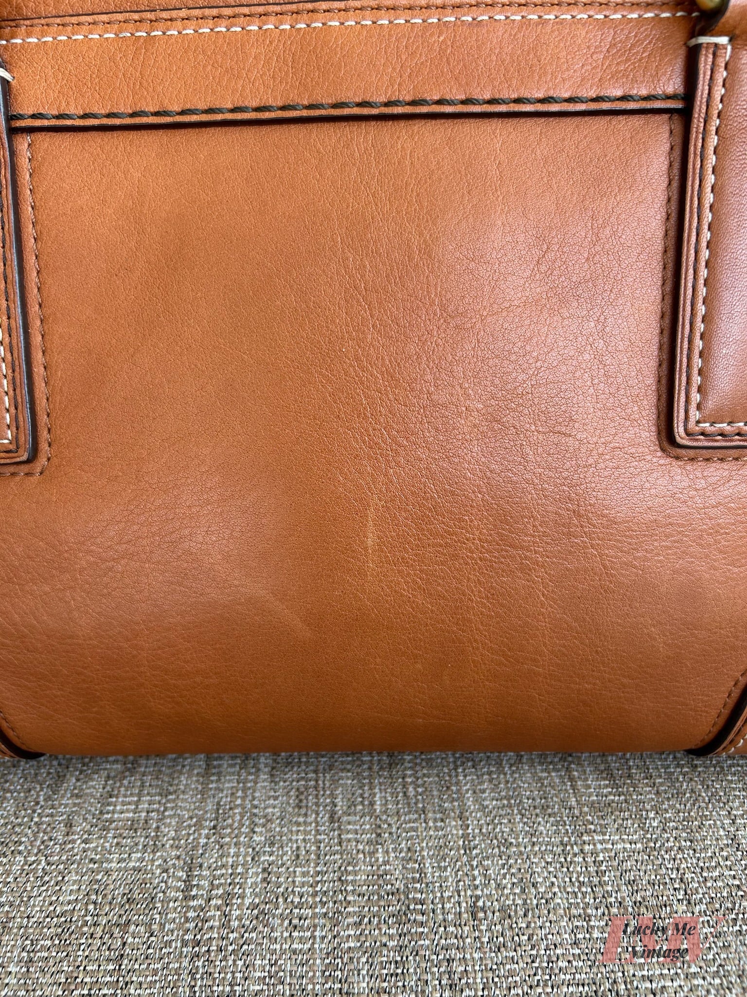Vintage Coach brown Hampton Medium Carryall Bag