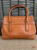 Vintage Coach brown Hampton Medium Carryall Bag