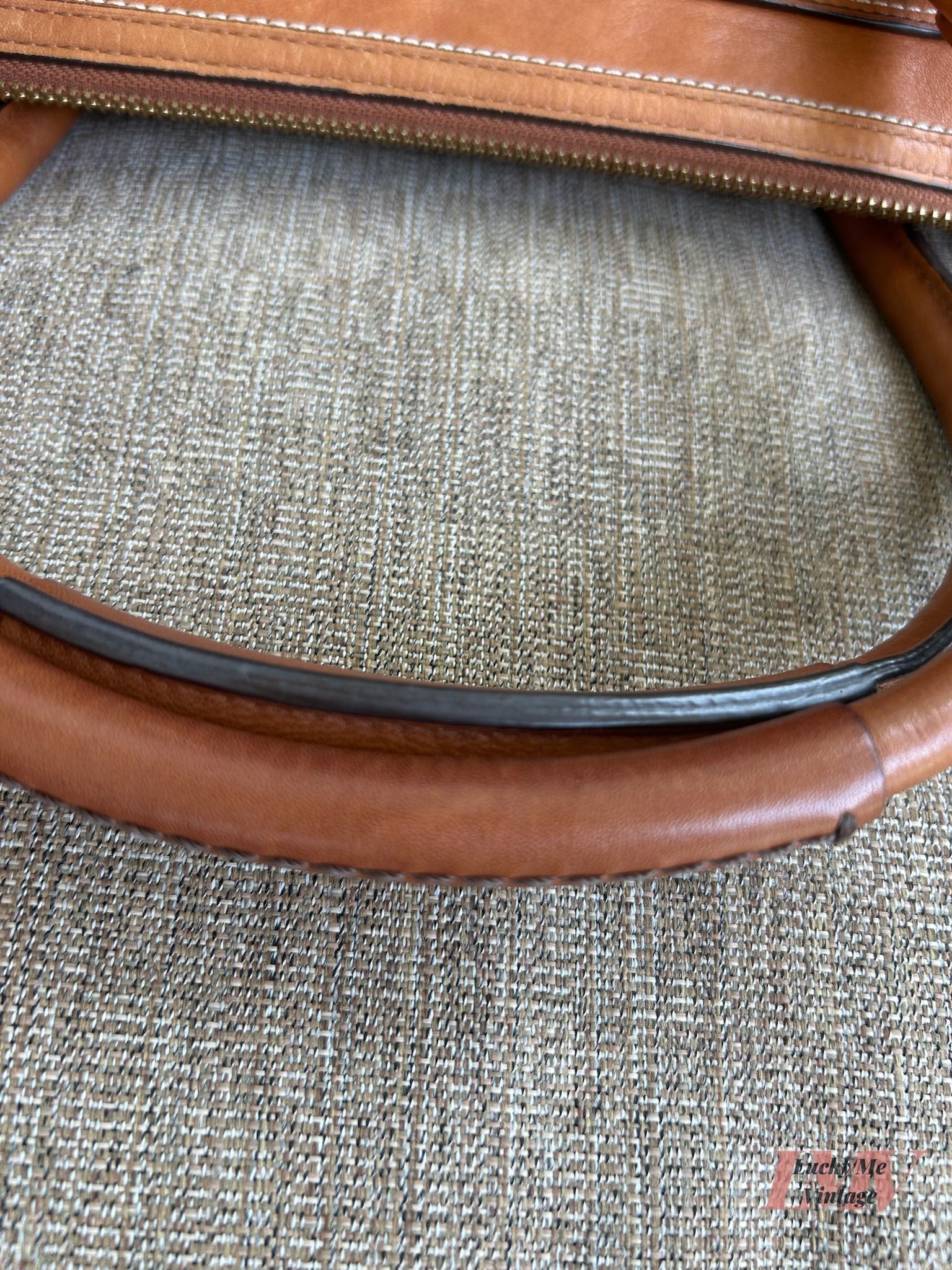 Vintage Coach brown Hampton Medium Carryall Bag