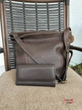 Vintage Coach brown Sonoma Bucket Bag w/ Wallet