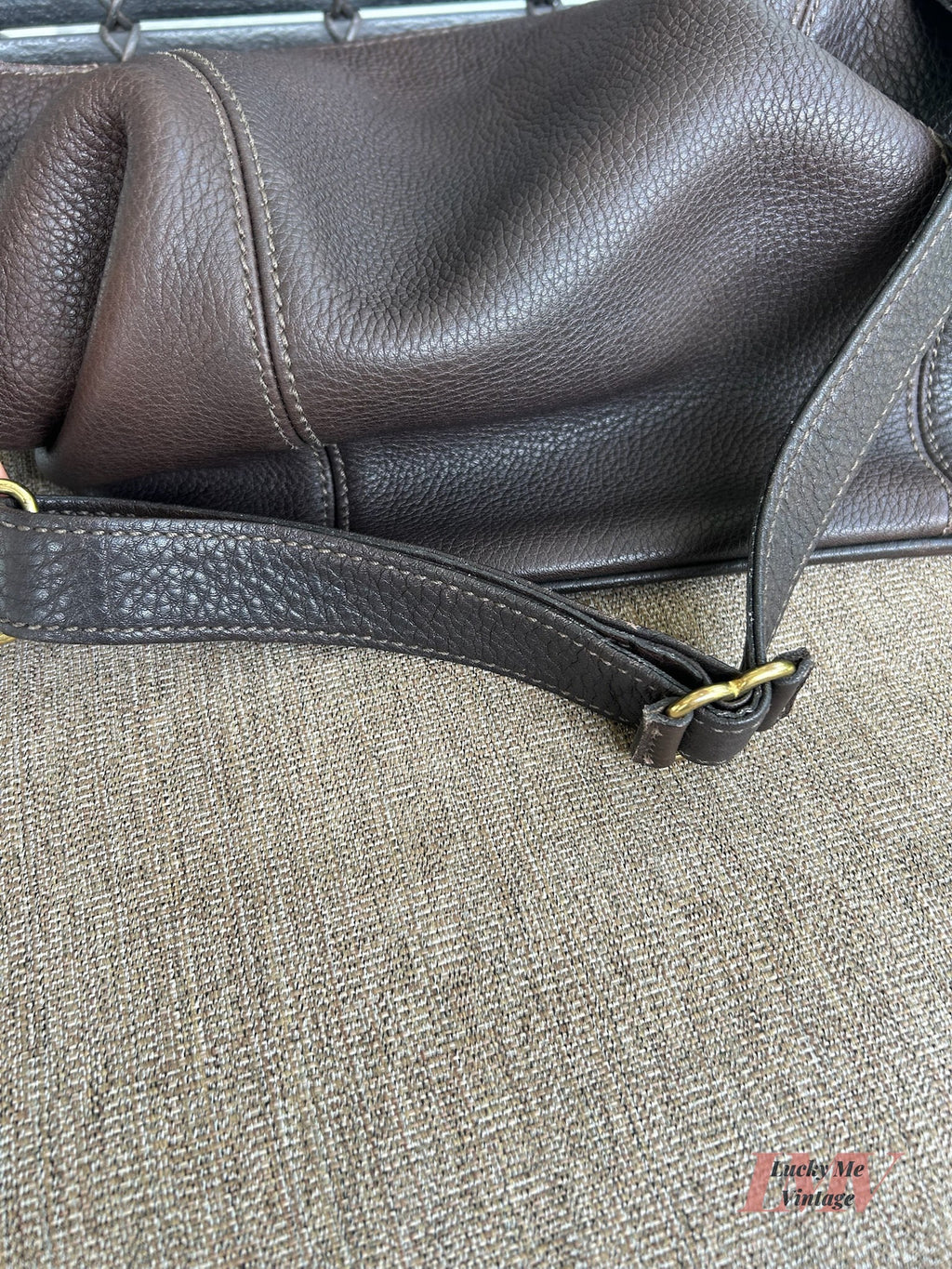 Vintage Coach brown Sonoma Bucket Bag w/ Wallet