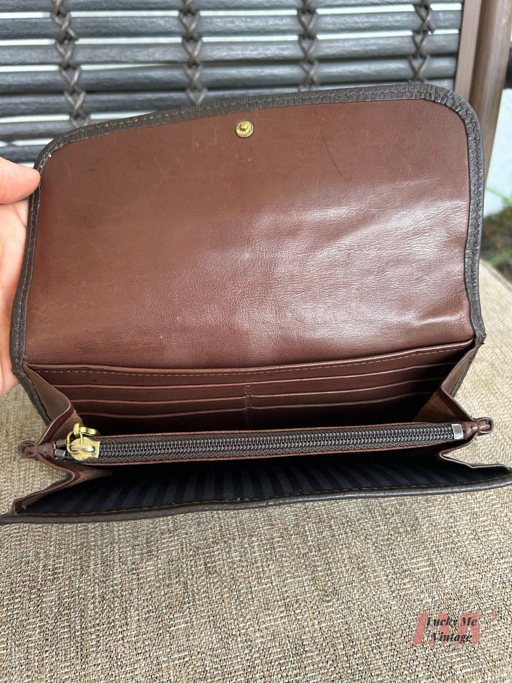 Vintage Coach brown Sonoma Bucket Bag w/ Wallet